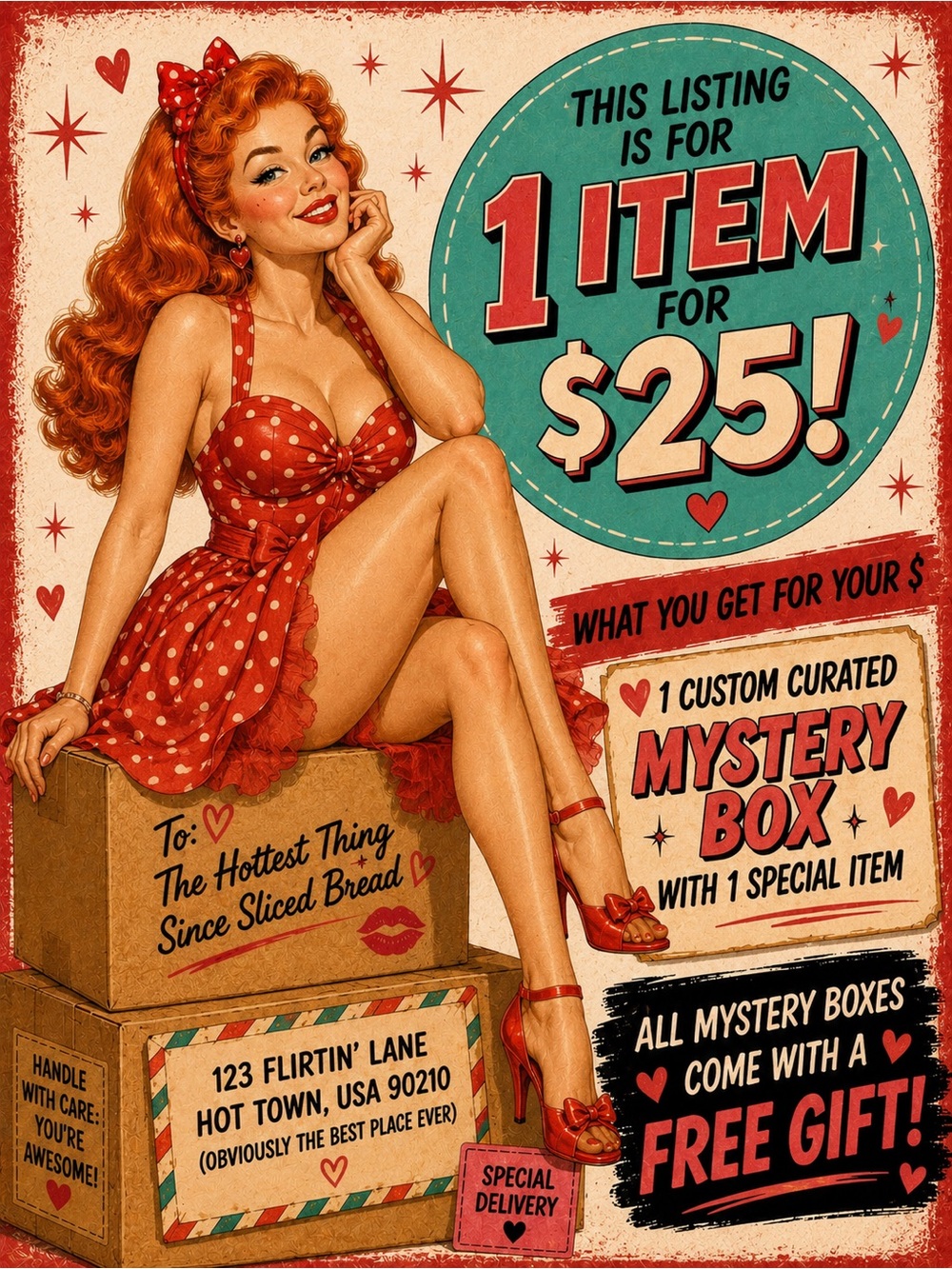 Custom Curated Mystery Box | Personal Shopper | 1 item + Free Gift! 🎁 🔥